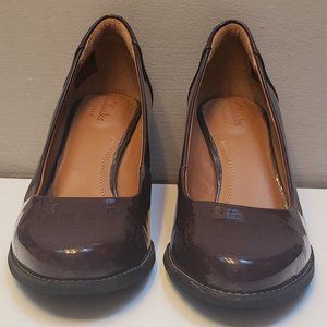 Clarks Purple Pump